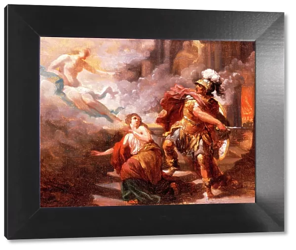 Helen Saved by Venus from the Wrath of Aeneas, 1779. Creator: Jacques Henri Sablet