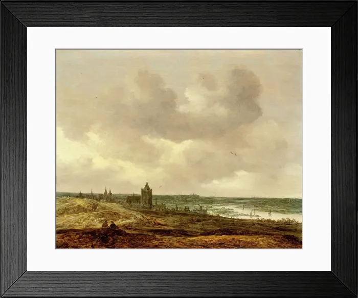 Framed Print : View of Arnhem, 1646. Creator: Jan van Goyen Framed Print : View of Arnhem, 1646. Creator: Jan van Goyen