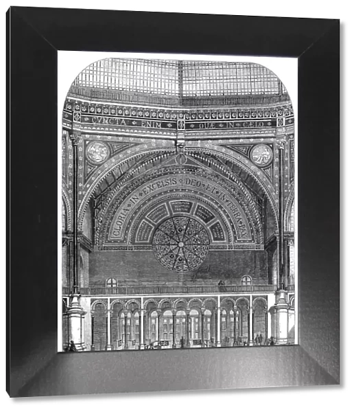 The International Exhibition Building: west portion of the Western Dome, 1862. Creator: Unknown