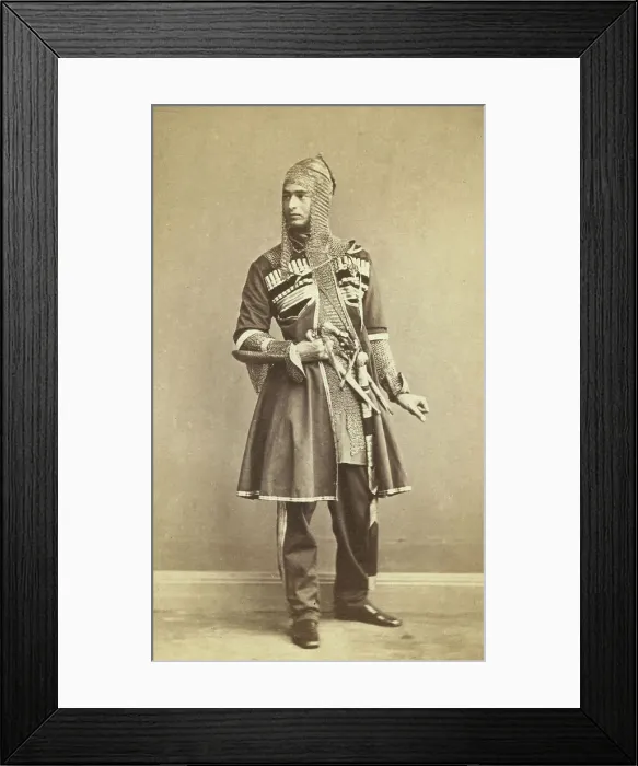 Framed Print : Officer of Sesghian(?) Regt, St Petersburg, between 1870 and 1886. Creator: Unknown Framed Print : Officer of Sesghian(?) Regt, St Petersburg, between 1870 and 1886. Creator: Unknown
