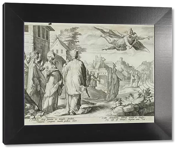 Mercury Enamored of Herse, Daughter of Cecrops, published 1590. Creator: Hendrik Goltzius