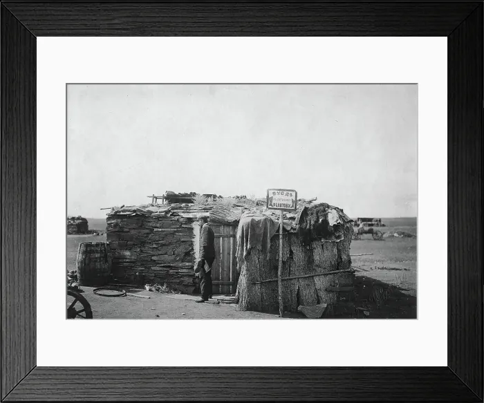 Framed Print : Shoemaker Fedotov's Balagan on Lake Shira, 1895. Creator: LI Vonago