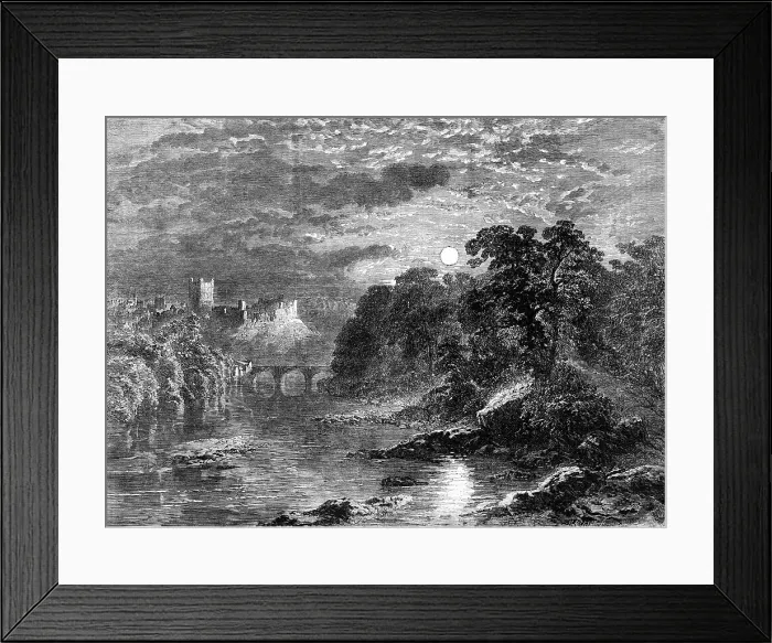 Framed Print : Richmond Castle, Yorkshire, by G. Dodgson, in the exhibition of the Society of... 1862. Creator: Mason Jackson. Richmond Castle, Yorkshire, by G. Dodgson, in the exhibition of the Society of... 1862. Creator: Mason Jackson Framed Print : Richmond Castle, Yorkshire, by G. Dodgson, in the exhibition of the Society of... 1862. Creator: Mason Jackson. Richmond Castle, Yorkshire, by G. Dodgson, in the exhibition of the Society of... 1862. Creator: Mason Jackson