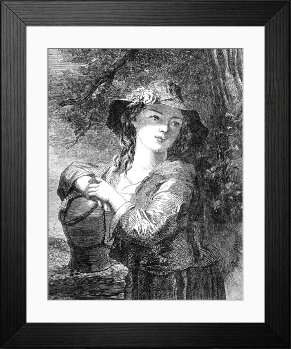 Framed Print : The Day Dream, by J. Hill, in the Exhibition of the Society of British Artists, 1862. Creator: W Thomas. The Day Dream, by J. Hill, in the Exhibition of the Society of British Artists, 1862. Creator: W Thomas Framed Print : The Day Dream, by J. Hill, in the Exhibition of the Society of British Artists, 1862. Creator: W Thomas. The Day Dream, by J. Hill, in the Exhibition of the Society of British Artists, 1862. Creator: W Thomas