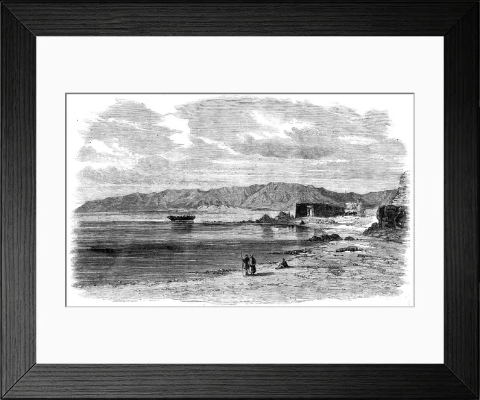 Framed Print : The Prince of Wales Visit to Egypt: Suez - from a drawing by Frank Dillon, 1862. Creator: Unknown Framed Print : The Prince of Wales Visit to Egypt: Suez - from a drawing by Frank Dillon, 1862. Creator: Unknown