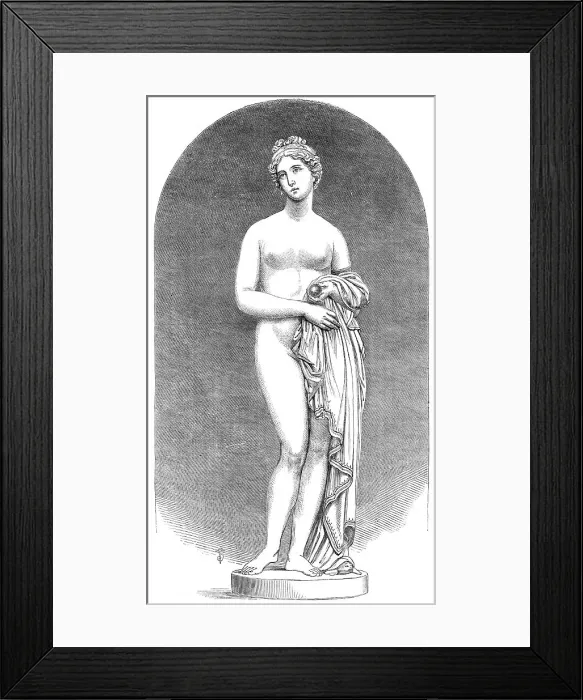 Framed Print : The International Exhibition: Venus, a coloured marble statue, by J. Gibson, R.A. 1862. Creator: Unknown. The International Exhibition: Venus, a coloured marble statue, by J. Gibson, R.A. 1862. Creator: Unknown Framed Print : The International Exhibition: Venus, a coloured marble statue, by J. Gibson, R.A. 1862. Creator: Unknown. The International Exhibition: Venus, a coloured marble statue, by J. Gibson, R.A. 1862. Creator: Unknown