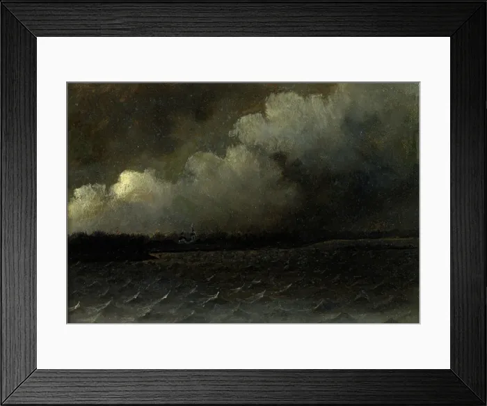 Framed Print : View of the City of Narym. The Ship Pier, 1880-1889. Creator: Pavel Mikhailovich Kosharov Framed Print : View of the City of Narym. The Ship Pier, 1880-1889. Creator: Pavel Mikhailovich Kosharov