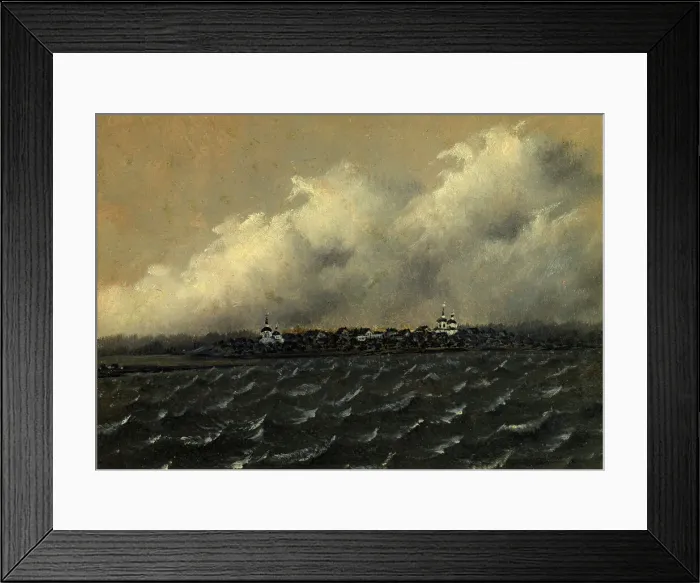 Framed Print : View of Tumskoe Village. The First Station From Narym, 1880-1889. Creator: Pavel Mikhailovich Kosharov Framed Print : View of Tumskoe Village. The First Station From Narym, 1880-1889. Creator: Pavel Mikhailovich Kosharov