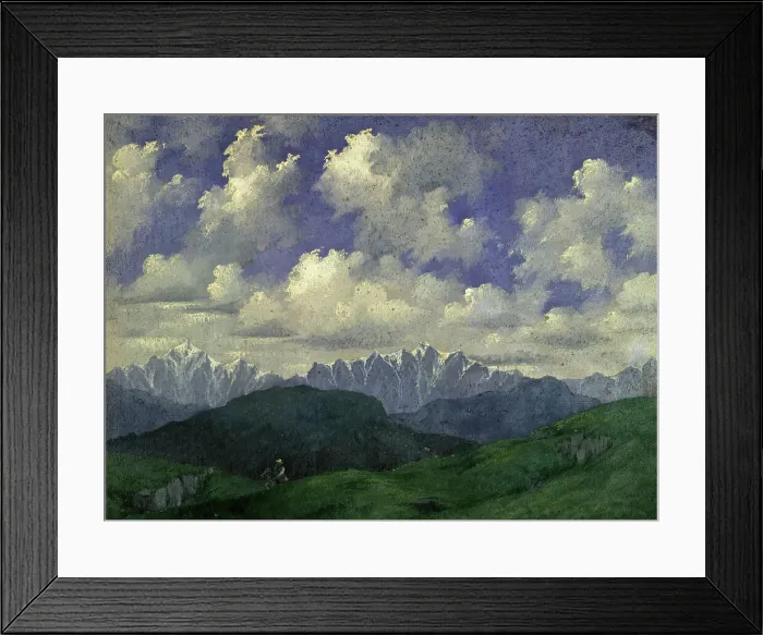 Framed Print : Mountain Road Between the Villages of Korgon and Sentelek (About Midday) Altai, 1880-1897. Creator: Pavel Mikhailovich Kosharov Framed Print : Mountain Road Between the Villages of Korgon and Sentelek (About Midday) Altai, 1880-1897. Creator: Pavel Mikhailovich Kosharov