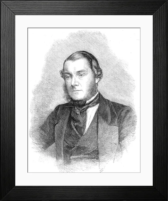 Framed Print : The late Mr. John Nesbit, Professor of Chemistry and Principal of Kennington Agricultural... 1862. Creator: Unknown Framed Print : The late Mr. John Nesbit, Professor of Chemistry and Principal of Kennington Agricultural... 1862. Creator: Unknown