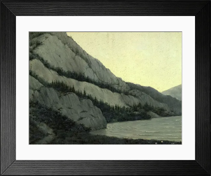 Framed Print : White Bom on the Chu River View From the South West Altai, 1880-1897. Creator: Pavel Mikhailovich Kosharov Framed Print : White Bom on the Chu River View From the South West Altai, 1880-1897. Creator: Pavel Mikhailovich Kosharov