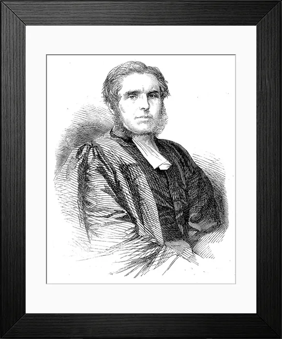 Framed Print : Dr. Staley, Bishop of Honolulu, 1862. Creator: Unknown