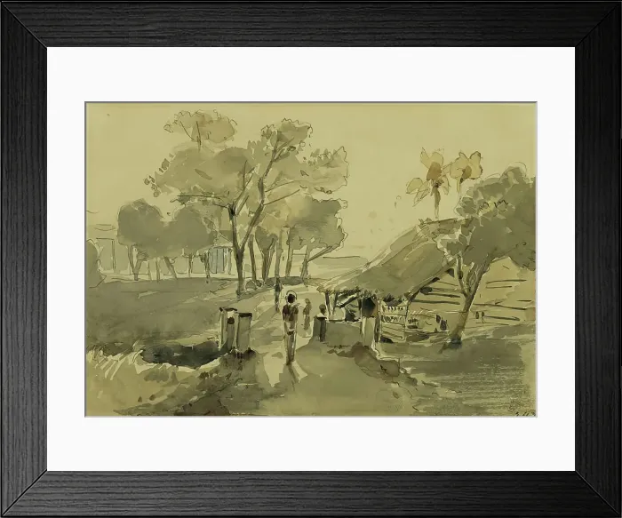 Framed Print : Point de Galle in Ceylon (Sri Lanka), 1858. Creator: Joseph Selleny Framed Print : Point de Galle in Ceylon (Sri Lanka), 1858. Creator: Joseph Selleny