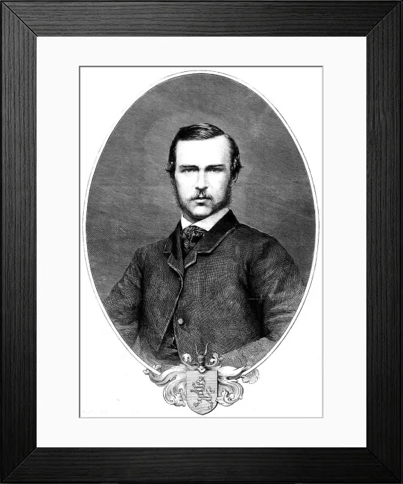 Framed Print : His Royal Highness Prince Louis of Hesse-Darmstadt, 1862. Creator: Unknown Framed Print : His Royal Highness Prince Louis of Hesse-Darmstadt, 1862. Creator: Unknown