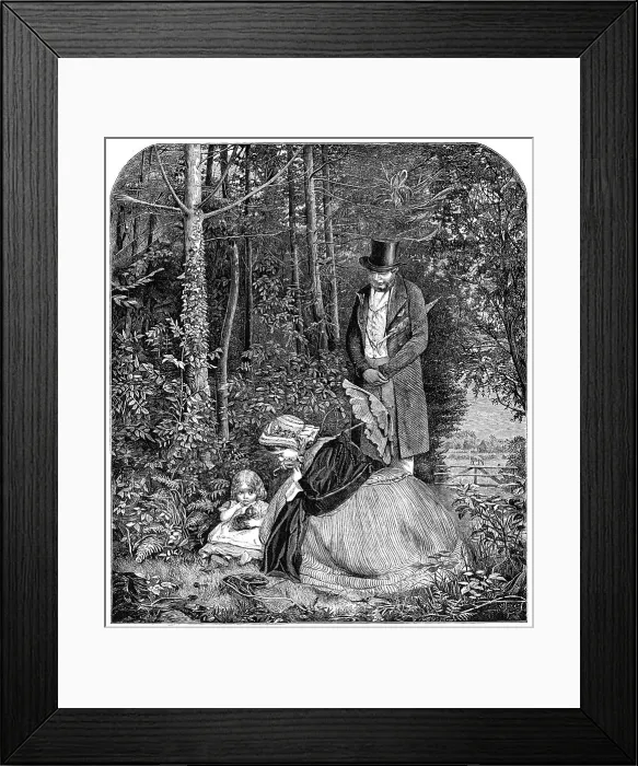 Framed Print : The Wanderer, by J. Clark, 1862. Creator: Unknown. The Wanderer, by J. Clark, 1862. Creator: Unknown Framed Print : The Wanderer, by J. Clark, 1862. Creator: Unknown. The Wanderer, by J. Clark, 1862. Creator: Unknown