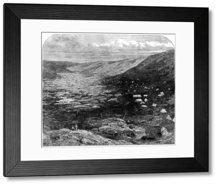 Framed Print : The Tuapeka Goldfields, Otago, New Zealand, 1862. Creator: W Thomas Framed Print : The Tuapeka Goldfields, Otago, New Zealand, 1862. Creator: W Thomas