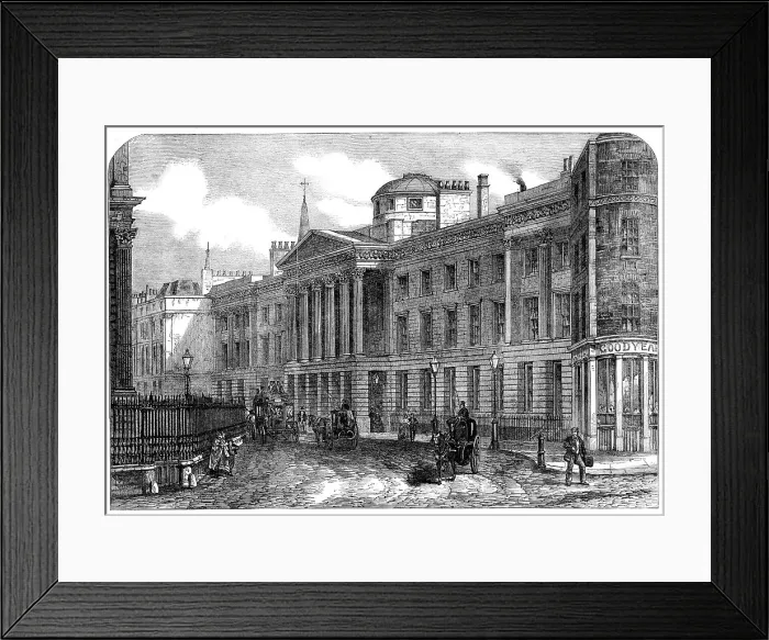 Framed Print : The Great Schools of England: St. Paul's School, east end of St. Paul's Churchyard, 1862. Creator: Unknown Framed Print : The Great Schools of England: St. Paul's School, east end of St. Paul's Churchyard, 1862. Creator: Unknown