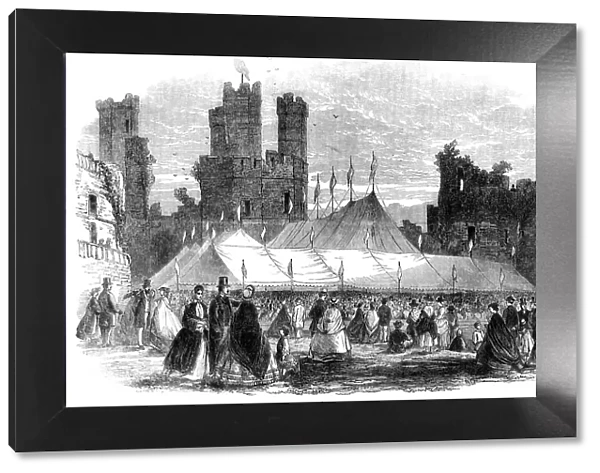 Grand National Eisteddfod at Carnarvon Castle, 1862. Creator: Unknown
