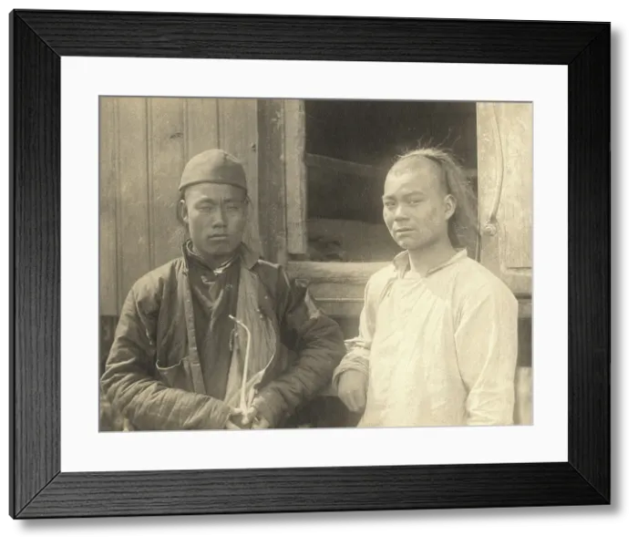 Framed Print : Types of Chinese workers (Manchus), 1909. Creator: Vladimir Ivanovich Fedorov Framed Print : Types of Chinese workers (Manchus), 1909. Creator: Vladimir Ivanovich Fedorov