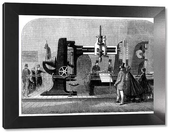 The International Exhibition - Whitworth's self-acting radial, drilling-machine, etc. 1862. Creator: Unknown