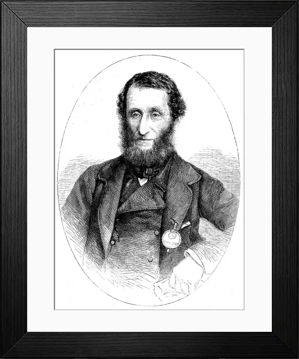 Framed Print : Lord Portman, president of the Royal Agricultural Society, 1862. Creator: Unknown Framed Print : Lord Portman, president of the Royal Agricultural Society, 1862. Creator: Unknown