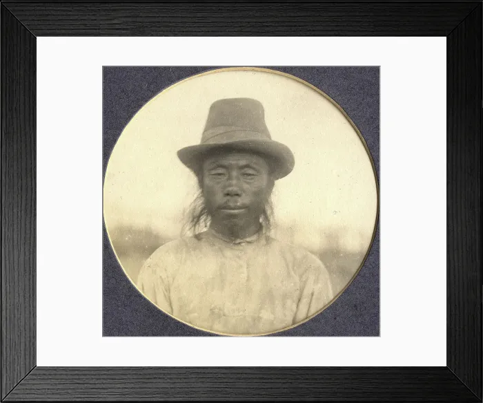 Framed Print : Type of Korean - wood sawyer, 1909. Creator: Vladimir Ivanovich Fedorov Framed Print : Type of Korean - wood sawyer, 1909. Creator: Vladimir Ivanovich Fedorov