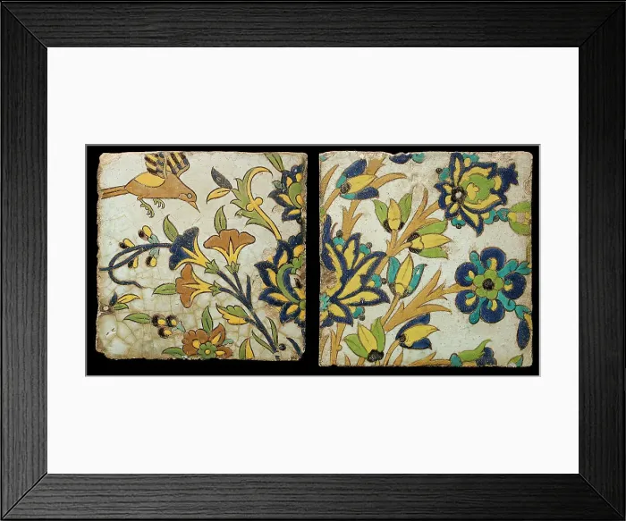 Framed Print : Tile (image 2 of 2), 17th century. Creator: Unknown Framed Print : Tile (image 2 of 2), 17th century. Creator: Unknown