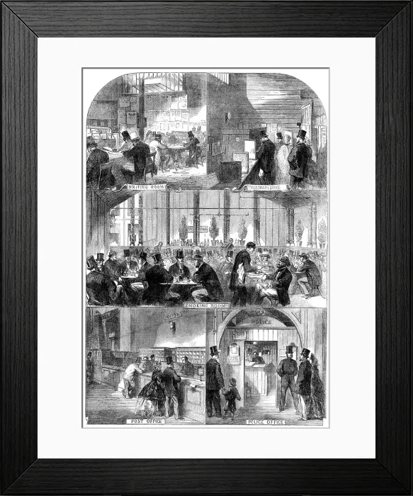 Framed Print : The International Exhibition, 1862. Creator: Unknown Framed Print : The International Exhibition, 1862. Creator: Unknown