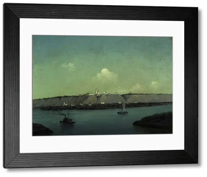 Framed Print : View of the City of Tobol'sk, 1880-1889. Creator: Pavel Mikhailovich Kosharov Framed Print : View of the City of Tobol'sk, 1880-1889. Creator: Pavel Mikhailovich Kosharov
