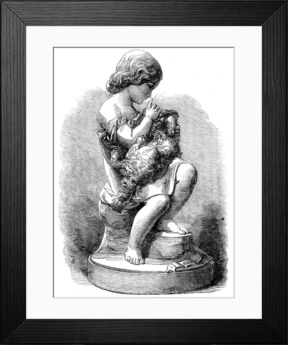 Framed Print : The International Exhibition - Go to Sleep!, a marble group by J. Durham, 1862. Creator: Unknown. The International Exhibition - Go to Sleep!, a marble group by J. Durham, 1862. Creator: Unknown Framed Print : The International Exhibition - Go to Sleep!, a marble group by J. Durham, 1862. Creator: Unknown. The International Exhibition - Go to Sleep!, a marble group by J. Durham, 1862. Creator: Unknown