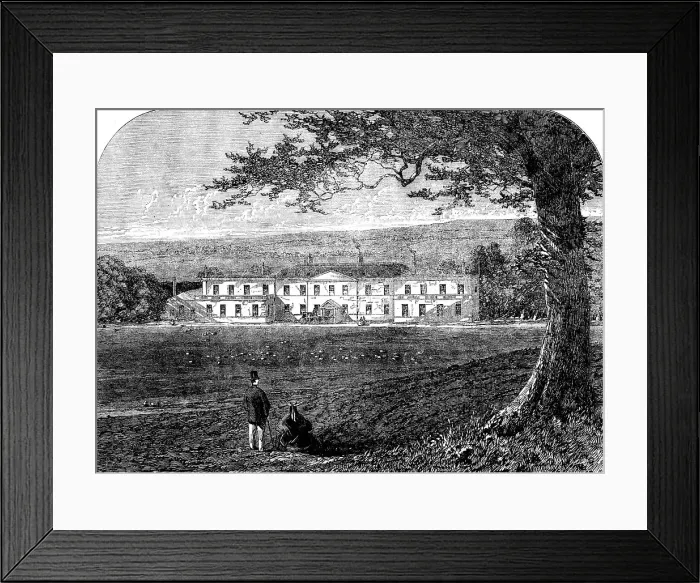 Framed Print : Addington House, the country residence of the Archbishops of Canterbury, 1862. Creator: Unknown Framed Print : Addington House, the country residence of the Archbishops of Canterbury, 1862. Creator: Unknown