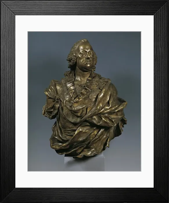 Framed Print : Francis I. Stephen, 1760. Creator: Franz Xaver Messerschmidt Framed Print : Francis I. Stephen, 1760. Creator: Franz Xaver Messerschmidt