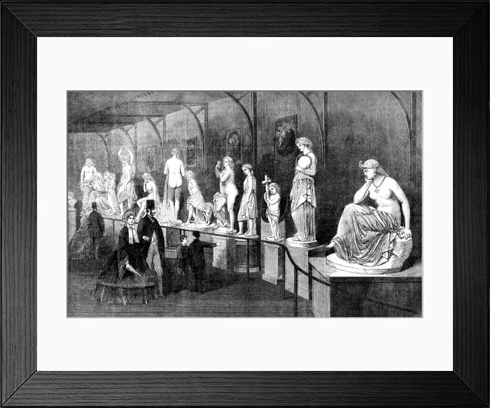 Framed Print : The International Exhibition: the Roman Court, 1862. Creator: Unknown Framed Print : The International Exhibition: the Roman Court, 1862. Creator: Unknown