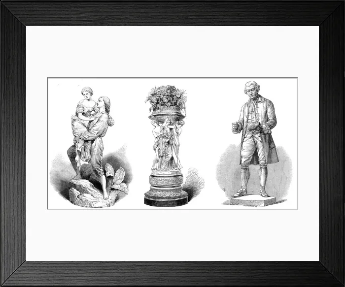 Framed Print : The International Exhibition: [figurines], 1862. Creators: Unknown, Robert Cauer