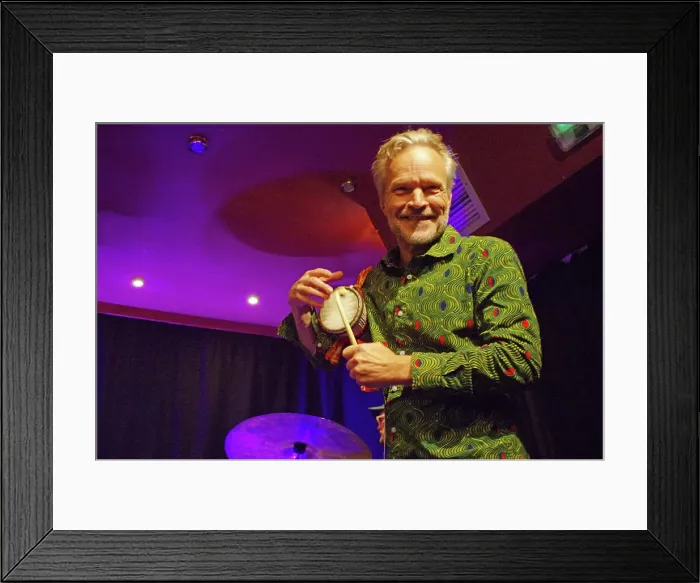 Framed Print : Sean Quinn, Guido Spannocchi Quartet, Verdict Jazz Club, Brighton, East Sussex, Sept 2023. Creator: Brian O'Connor Framed Print : Sean Quinn, Guido Spannocchi Quartet, Verdict Jazz Club, Brighton, East Sussex, Sept 2023. Creator: Brian O'Connor