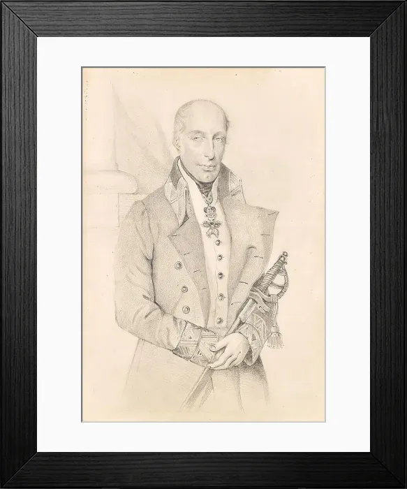 Framed Print : Archduke Rainer of Austria (1783-1853), Viceroy of Lombardy-Veneto, 1820. Creator: Josef Kriehuber Framed Print : Archduke Rainer of Austria (1783-1853), Viceroy of Lombardy-Veneto, 1820. Creator: Josef Kriehuber