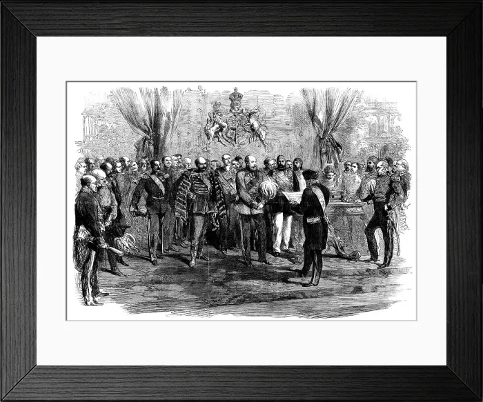 Framed Print : The Award of Prizes at the International Exhibition... 1862. Creator: Unknown Framed Print : The Award of Prizes at the International Exhibition... 1862. Creator: Unknown