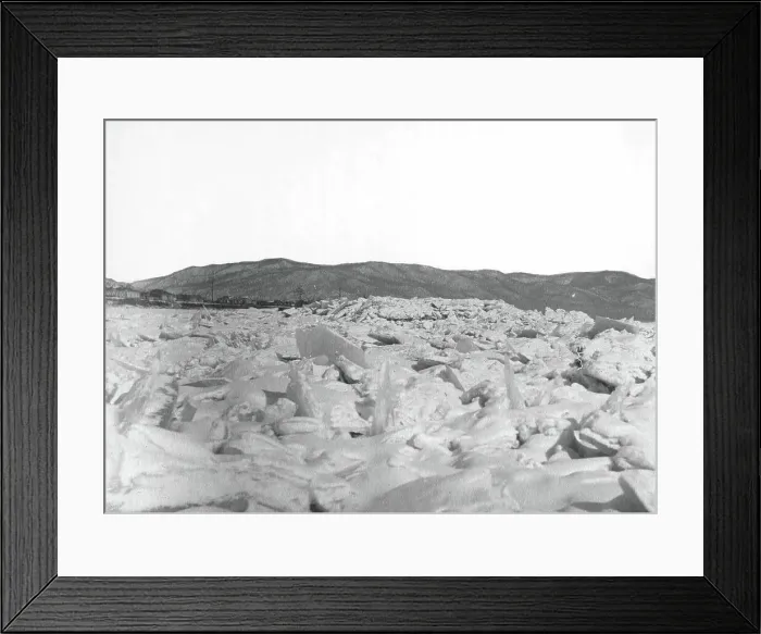 Framed Print : View of hummocks on the Zeya River, 1909. Creator: Vladimir Ivanovich Fedorov Framed Print : View of hummocks on the Zeya River, 1909. Creator: Vladimir Ivanovich Fedorov