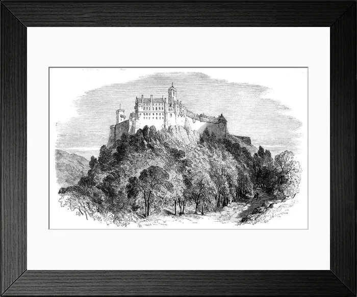 Framed Print : The Castle of Wartburg, Germany, the Patmos of Luther... 1862. Creator: Unknown. The Castle of Wartburg, Germany, the Patmos of Luther... 1862. Creator: Unknown Framed Print : The Castle of Wartburg, Germany, the Patmos of Luther... 1862. Creator: Unknown. The Castle of Wartburg, Germany, the Patmos of Luther... 1862. Creator: Unknown