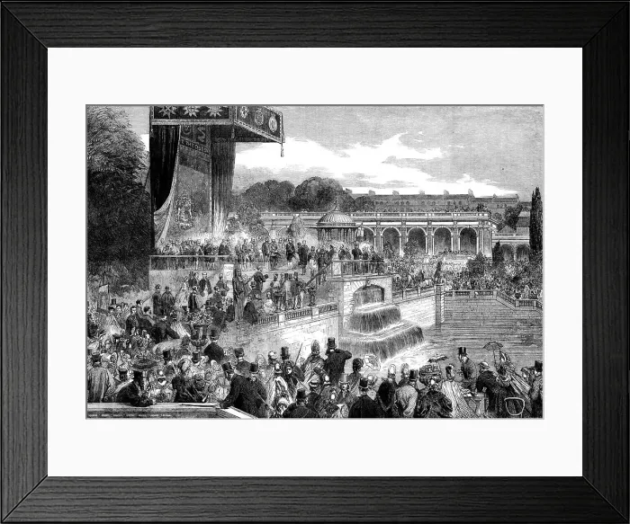 Framed Print : The International Exhibition: the chairmen of the juries... 1862. Creator: Mason Jackson Framed Print : The International Exhibition: the chairmen of the juries... 1862. Creator: Mason Jackson