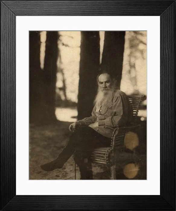 Framed Print : L.N. Tolstoi, in Iasnaia Poliana, 1908. Creator: Sergey Mikhaylovich Prokudin-Gorsky Framed Print : L.N. Tolstoi, in Iasnaia Poliana, 1908. Creator: Sergey Mikhaylovich Prokudin-Gorsky