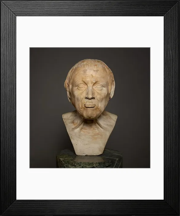 Framed Print : Old age, 1771 / 1783. Creator: Franz Xaver Messerschmidt Framed Print : Old age, 1771 / 1783. Creator: Franz Xaver Messerschmidt