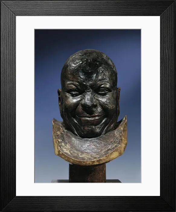 Framed Print : An old cheerful smiler, 1777 / 1783. Creator: Franz Xaver Messerschmidt Framed Print : An old cheerful smiler, 1777 / 1783. Creator: Franz Xaver Messerschmidt
