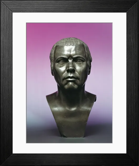 Framed Print : Variant of “The Noble One”, 1777 / 1783. Creator: Franz Xaver Messerschmidt Framed Print : Variant of “The Noble One”, 1777 / 1783. Creator: Franz Xaver Messerschmidt