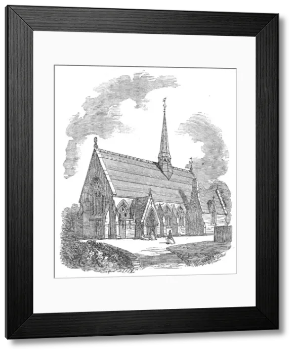 Framed Print : Rosslyn-Hill Chapel, Pilgrim-Lane, Hampstead, 1862. Creator: Unknown Framed Print : Rosslyn-Hill Chapel, Pilgrim-Lane, Hampstead, 1862. Creator: Unknown
