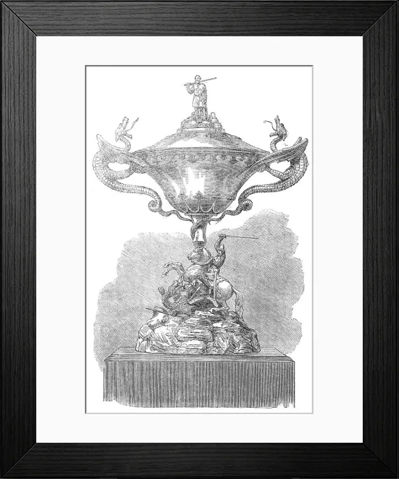 Framed Print : The St. George's Challenge Vase, 1862. Creator: Unknown Framed Print : The St. George's Challenge Vase, 1862. Creator: Unknown