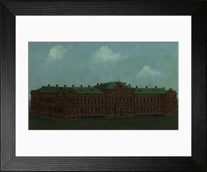 Framed Print : Boys Secondary School. Tomsk, 1880-1889. Creator: Pavel Mikhailovich Kosharov Framed Print : Boys Secondary School. Tomsk, 1880-1889. Creator: Pavel Mikhailovich Kosharov
