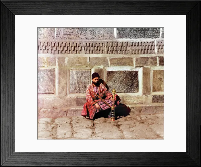 Framed Print : Water pipe, Samarkand, between 1905 and 1915. Creator: Sergey Mikhaylovich Prokudin-Gorsky Framed Print : Water pipe, Samarkand, between 1905 and 1915. Creator: Sergey Mikhaylovich Prokudin-Gorsky