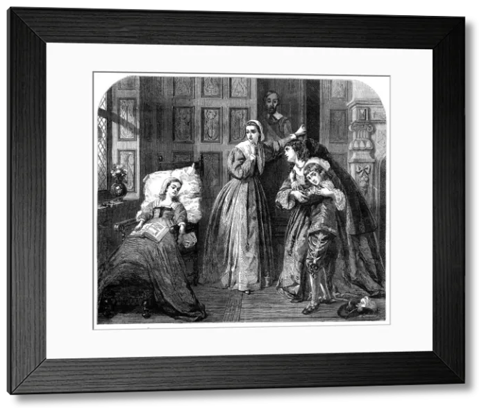 Framed Print : The Fugitive Royalists, by Miss Solomon, in the Exhibition of the Royal Academy, 1862. Creator: W Thomas. The Fugitive Royalists, by Miss Solomon, in the Exhibition of the Royal Academy, 1862. Creator: W Thomas Framed Print : The Fugitive Royalists, by Miss Solomon, in the Exhibition of the Royal Academy, 1862. Creator: W Thomas. The Fugitive Royalists, by Miss Solomon, in the Exhibition of the Royal Academy, 1862. Creator: W Thomas