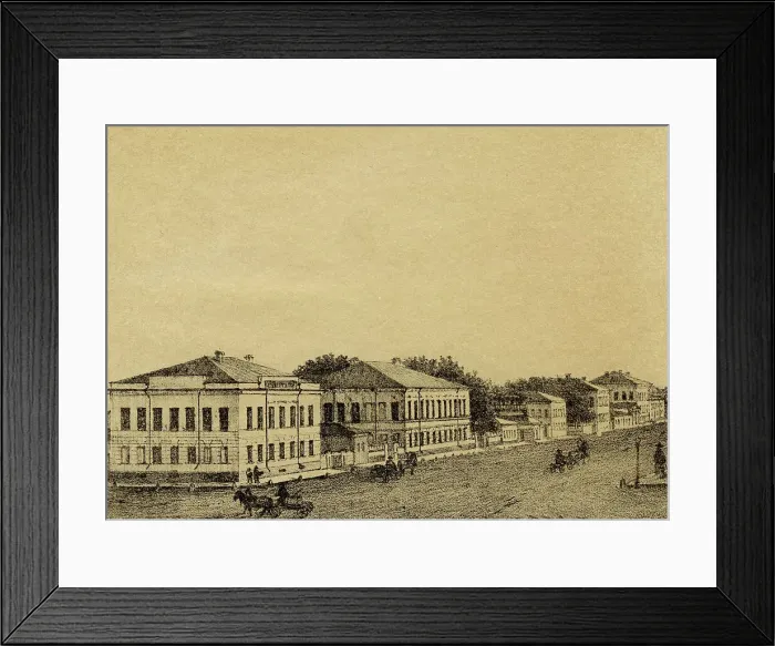 Framed Print : School for Boys Millionnaia Street, 1886. Creator: Pavel Mikhailovich Kosharov Framed Print : School for Boys Millionnaia Street, 1886. Creator: Pavel Mikhailovich Kosharov